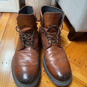 Adam Derrick Brown Leather Boots